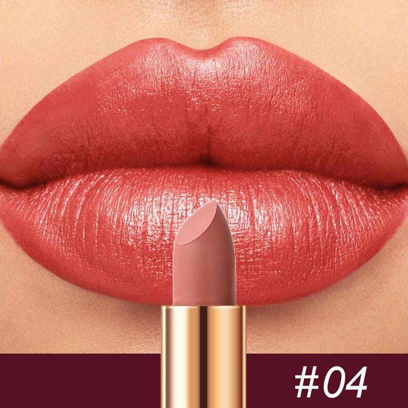 Nude Matte Lippenstift Fluweel Sexy Rode Lippenstiften Glad Klassiek Sterk Gepigmenteerd Verzorgende Lipgloss Waterdichte Lippenstift Cosmetica 4g
