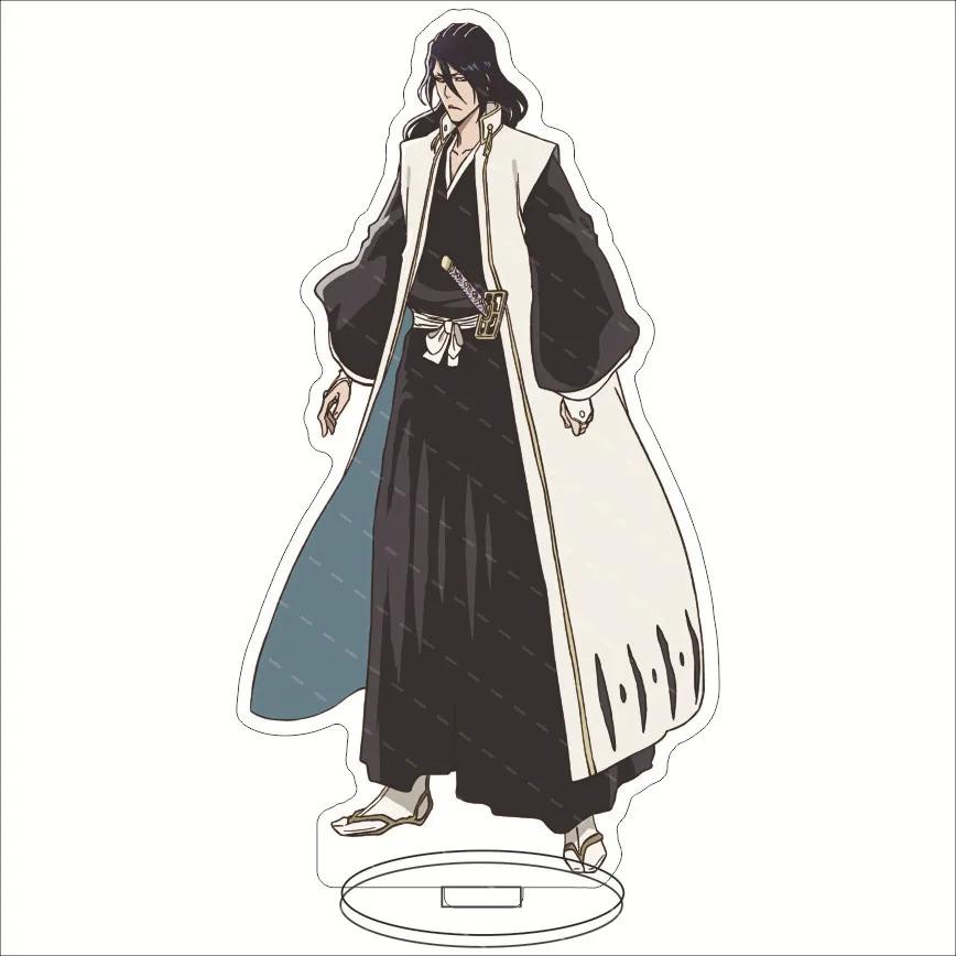 Anime BLEACH Acrylic Decorative Crafts Toy 15cm Ichigo Kurosaki Aizen Sousuke Collectible Figures Desktop Home Decoration