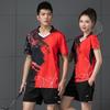 Quick Dry Badminton Set Men Women Sports Shirt Shorts Pants Training Competition Uniform Breathable Milk Silk
