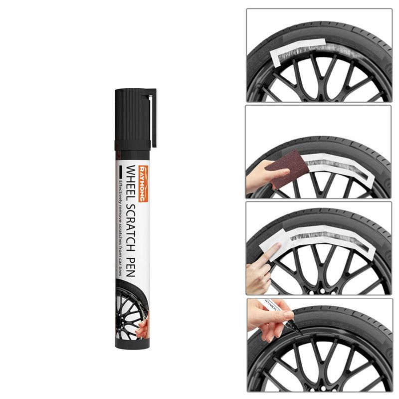 Auto Reparatie Pen Auto Wielen Velgen Kras Pen Reparatie Tool Reiniger Accessoires