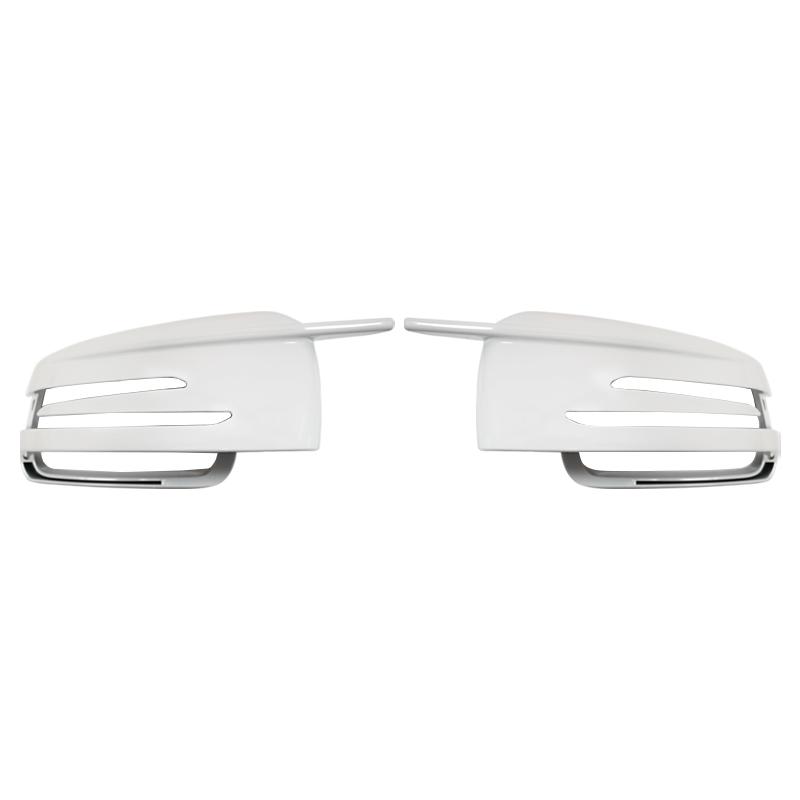 For Mercedes Benz W176 W246 W204 W212 W221 C117 X204 X156 2 Pcs Replacement Carbon Fiber Pattern Rearview Side Mirror Cover Caps