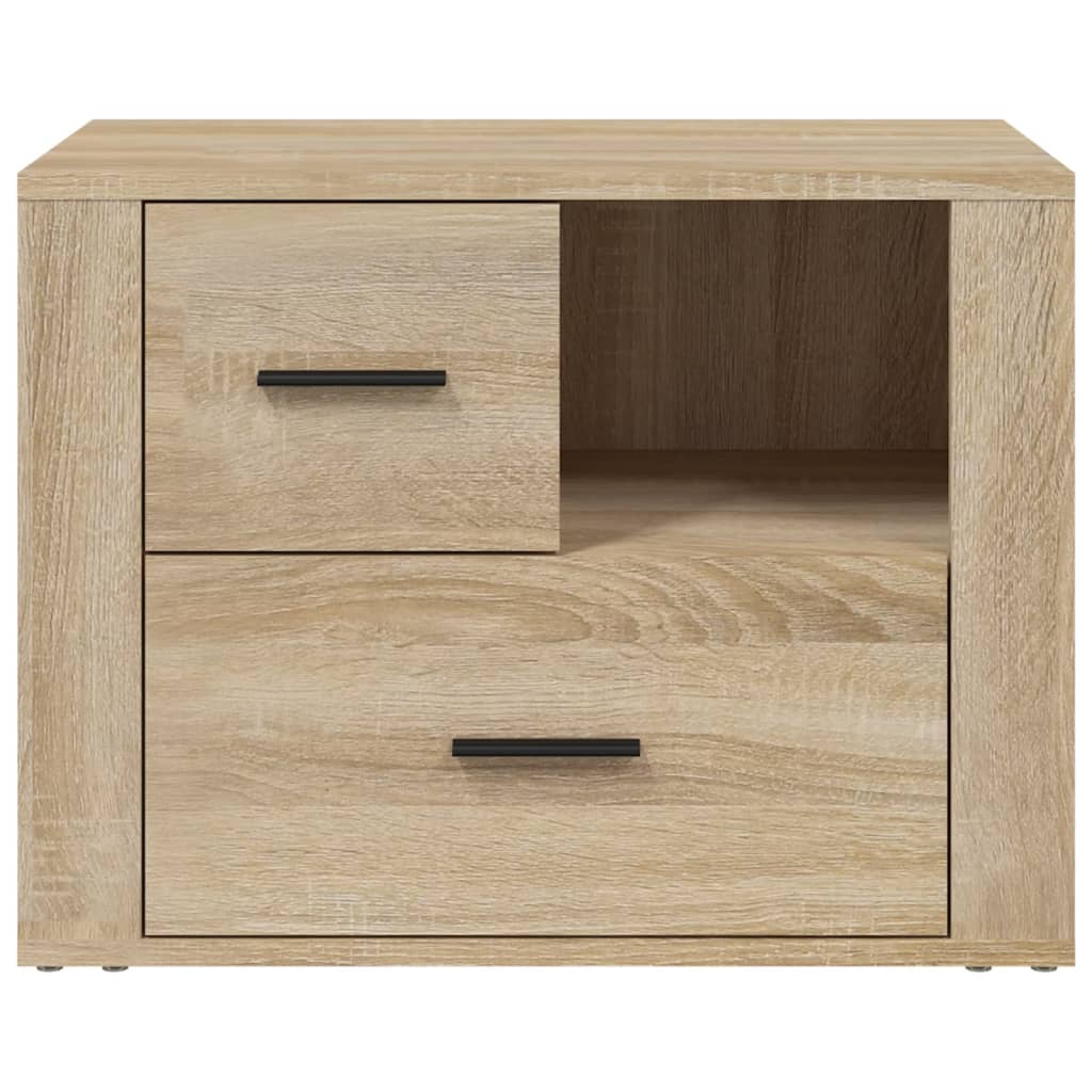 Nightstand Sonoma Oak Finish 60 x 36 x 45 cm Particleboard