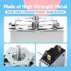 120 Minutes Mechanical Timers Replacement Set Including Knob and Mounting Screws for Chargers Timers Compatibility