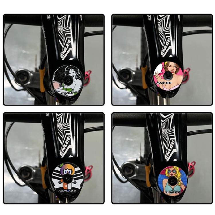 Nakrętka Top Cap widelca przedniego roweru, Nakrętka i Śruba sterów rowerowych, Pokrywa dekoracyjna do jazdy