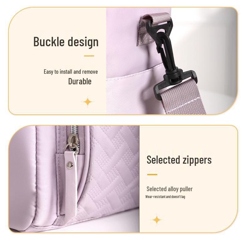 Large Capacity Insulated Lunch Bag with Crossbody Strap