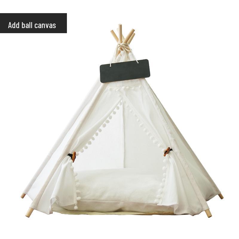 Indian-Style Indoor Pet Tent: All-Season Washable Nest
