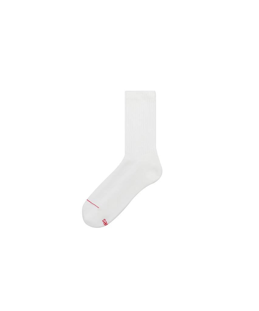 Heinjeu Crew Socks 2P White