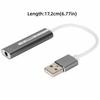 3.5mm Audio Port USB Sound Card Plug and Play Noise Reduction External Audio Card 7.1 Stereo Computer Audio Card External Audio