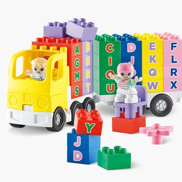 

My Little Tiger Alphabet Truck Tiger Block, разноцветные, популярные корейские игрушки