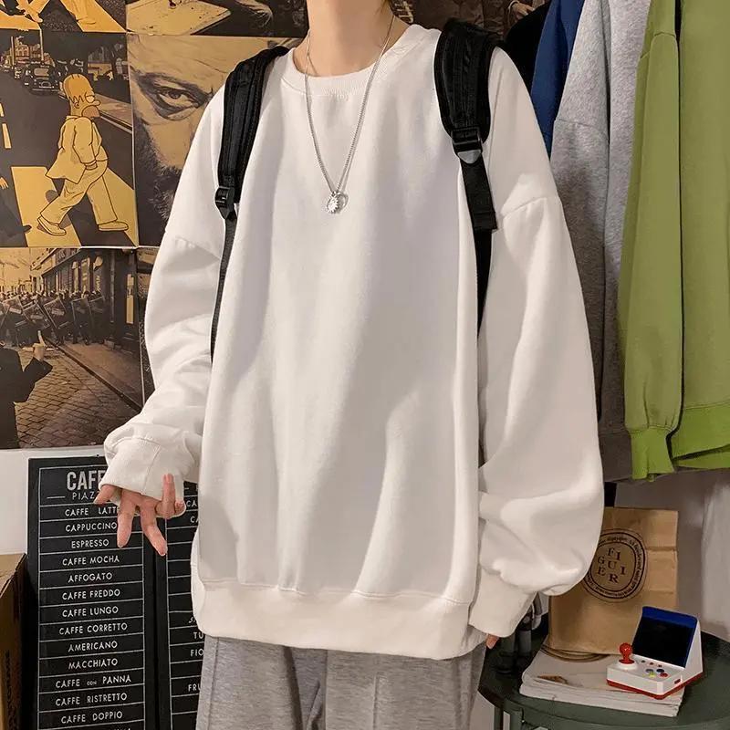 FiveFive Autumn Loose Solid Women Sweatshirts Lady
