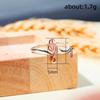 Exquisite Musical Notation Two Tone Finger-ring for Female Adjustable Opening Rings Design Statement Girls Accessory Gift