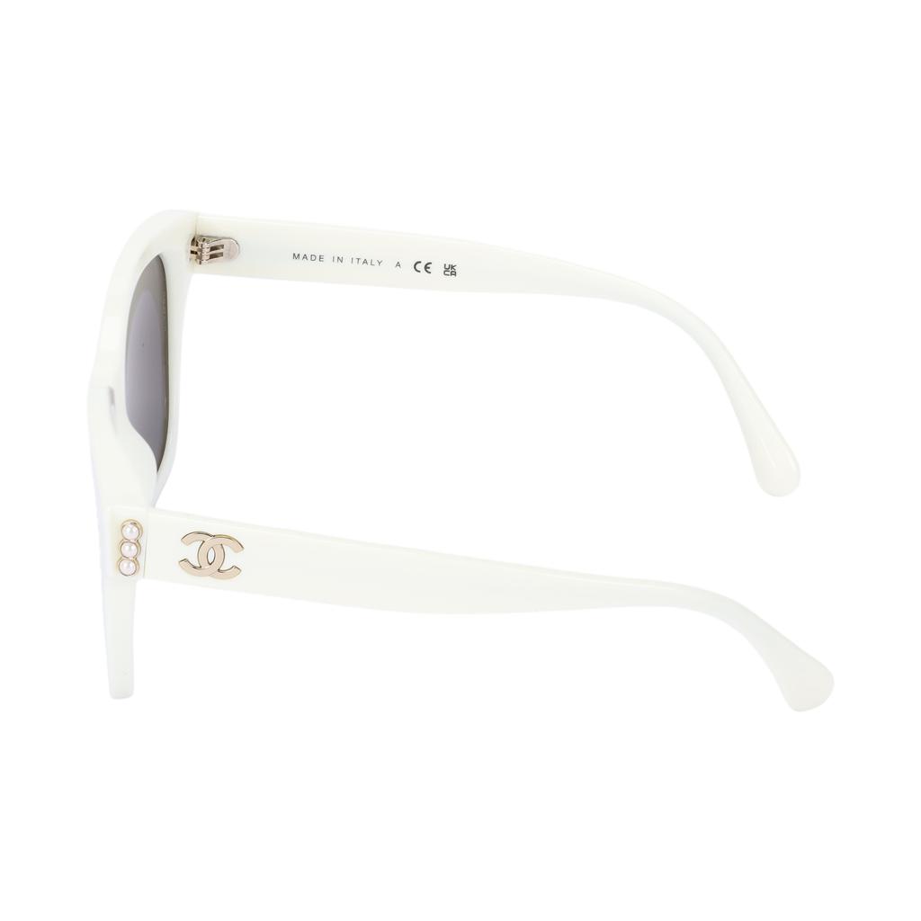 Chanel Fashionable Minimalist Square Sunglasses With Glass Pearls Unisex sunglasses CH5482H-C1255