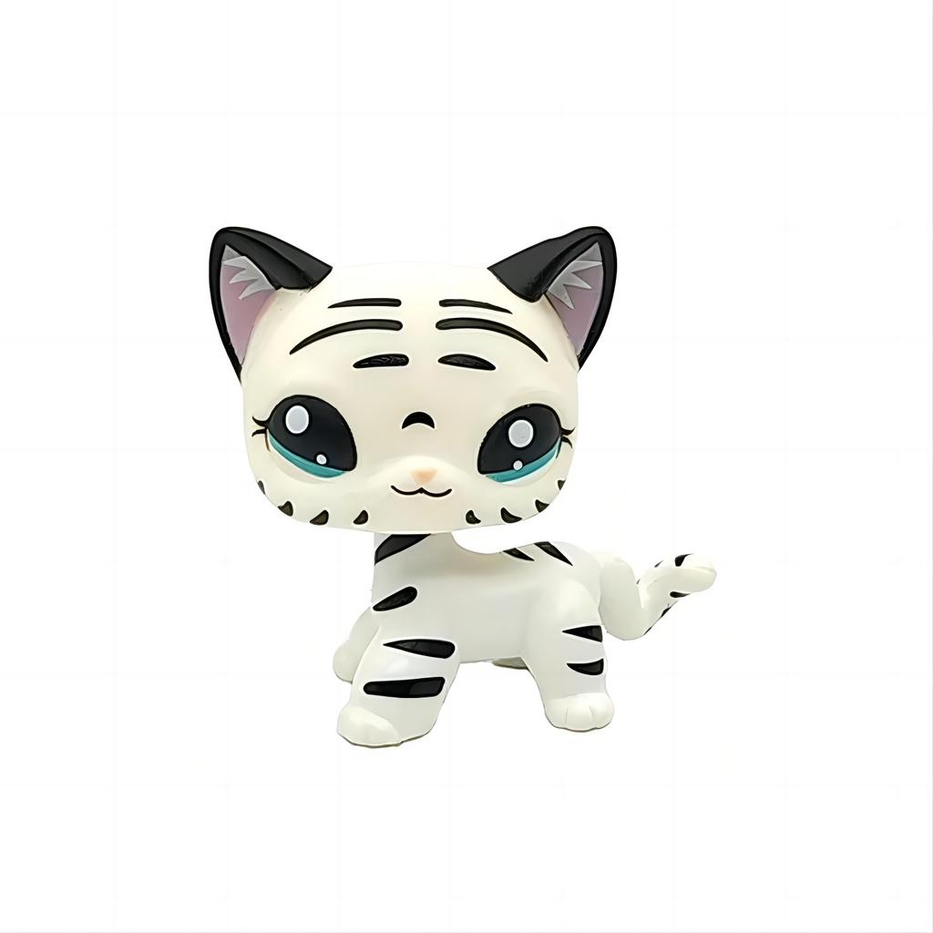 Raro Negozio di Animali lps Action Figure Stand Giocattolo Gatto Pelo Corto Vecchio Cane Originale Bassotto Pastore Alano