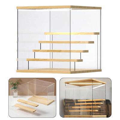Dustproof Acrylic Showcase Small Toy Display Box Clear Storage Cube Display Case Suitable for Displaying Collectibles