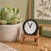 Miniature Wall Clock for Tiny House, 1:12 Scale Micro Pendulum Clock, Mini Resin Model for DIY Room Box, Pretend Play Decor