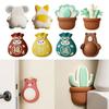 Self-Adhesive Door Handle Bumpers Silicone Wall Protector Stickers  For Home Improvement