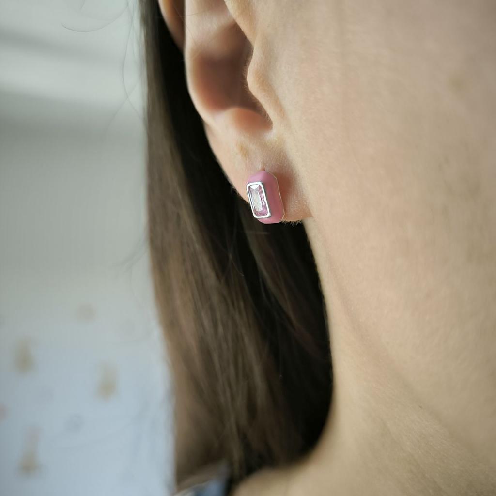 Silver Earrings with Cubic Zirconias, Emallu (60002253)