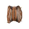 Michael Kors Mk Kensington Pleated Zipper Faux Leather Shoulder Bag Women Shoulder Bag Dark-Brown 30F3G8KT7B-252