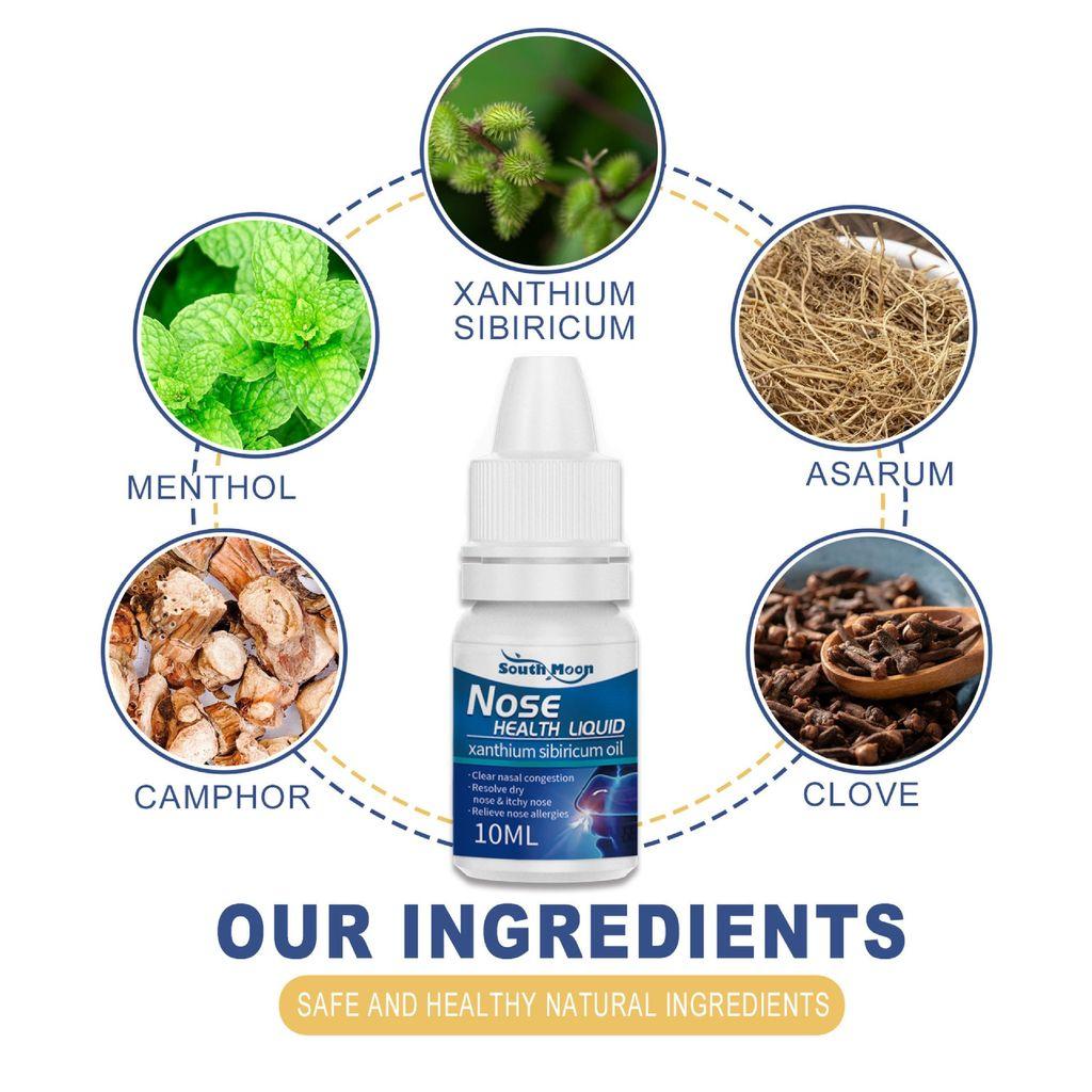 South Moon Nasal Relief Oil Soothes Allergies Eases Dryness Reduces Sneezing Unblocks Congestion