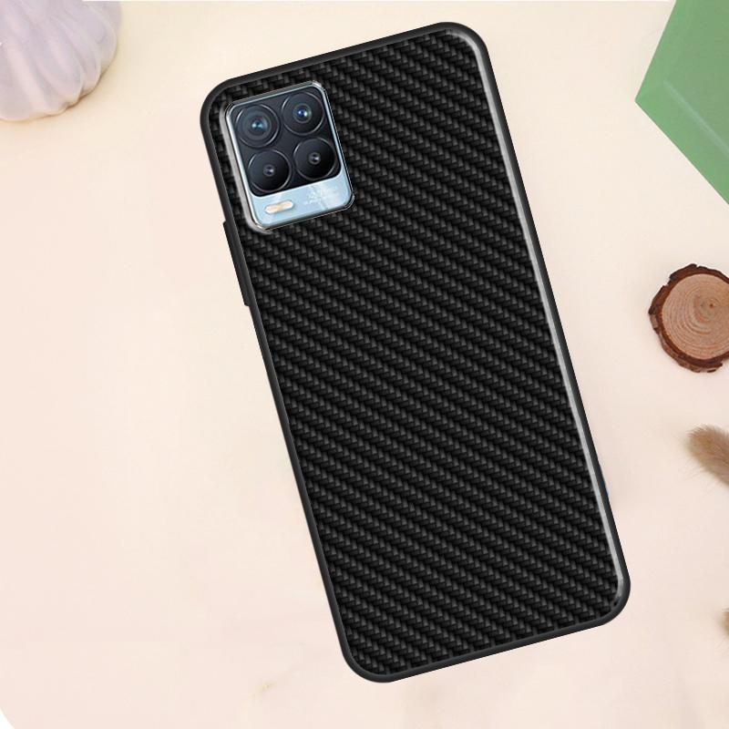 Carbon Fiber Case For Realme 15 Pro GT7 GT6 C75 C65 C67 C61 C53 C55 C51 C35 C63 C71 11 12 13 14 Pro Plus