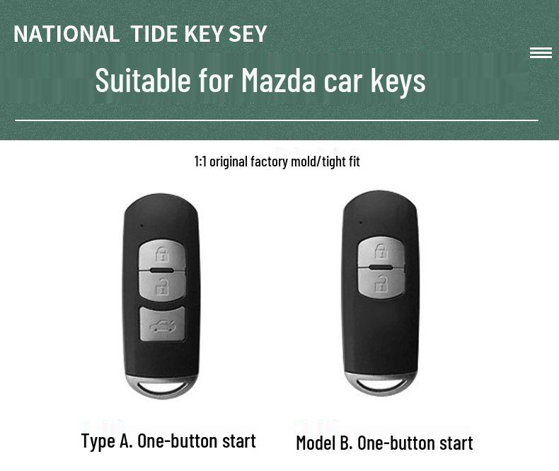 Mazda Axela CX4 CX5 CX6 Atenza Suede Key Case