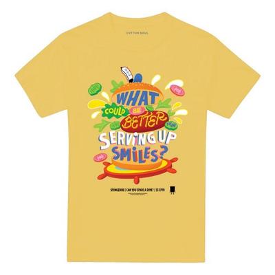 SpongeBob SquarePants Unisex Adult Serving Up Smiles T-Shirt