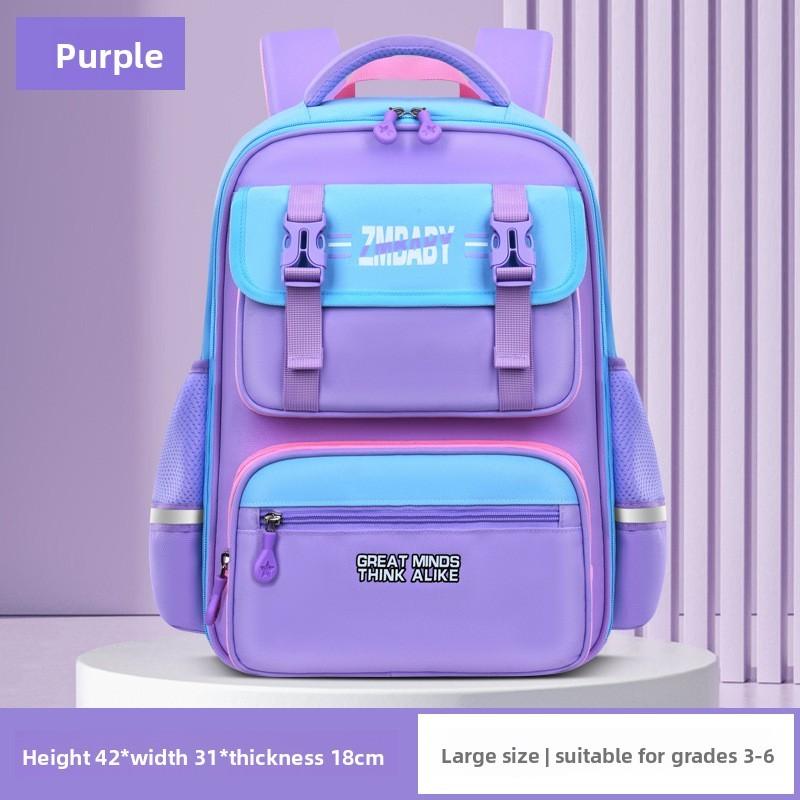 Kids School Backpack With Breathable Oxford Fabric For Boys And Girls 16 Grade