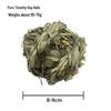 Natural Handmade Woven Rattan Teething and Chew Toy for Rabbits, Hamsters, and Chinchillas - Boredom Relief Ball