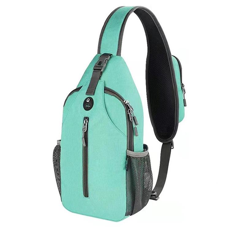 Casual Breast Bag Print Men'S And Women'S Large Capacity Portable Shoulder Messenger Bag Chest Sports Backpack