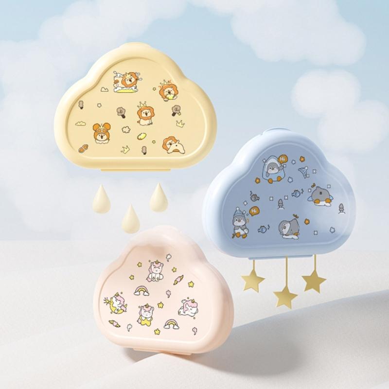 Baby Nails Care Tool Set Includes Round Head Clippers Gentle Scissors Nails File and Storage Box Gift for New Parents