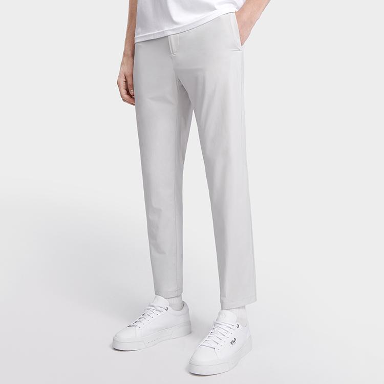 FILA 2023 Summer New Simple Loose Casual Pants Men Bottoms Light-Grass-Gray F11M327803F-GY