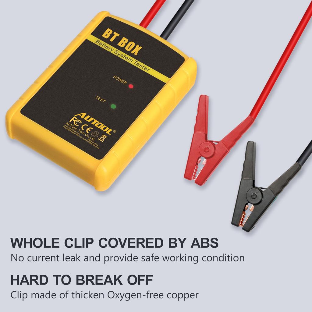 AUTOOL BT BOX Battery Tester Charging Test With Mobile Car Battery Check Accu Tester 12v Analyzer Diagnostic Tool for Vehicle