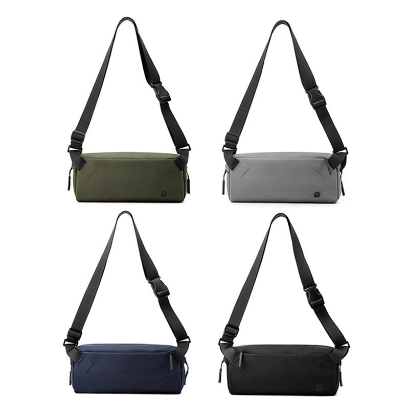 SCIONE Geantă de piept Joker nouă, cu capacitate mare, multistrat, geantă crossbody pentru naveta zilnică, geantă de piept pentru călărie pentru bărbați