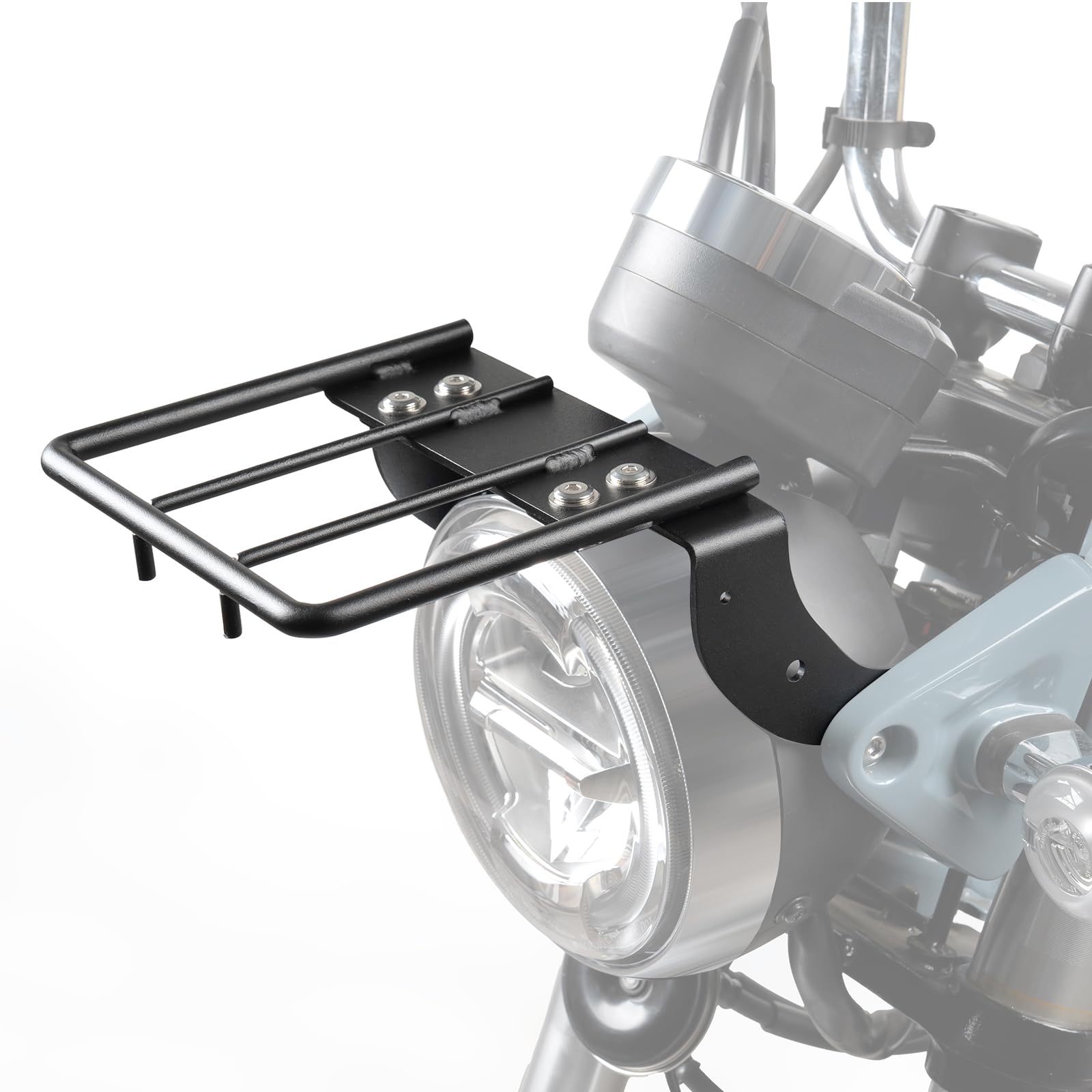 

Передний багажник для мотоцикла для Dax Monkey и Rebel 500 Интегрированный стальной передний багажник с плоским дизайном Мотоциклетный грузовой экстерьер HI-LINE 125, 125,