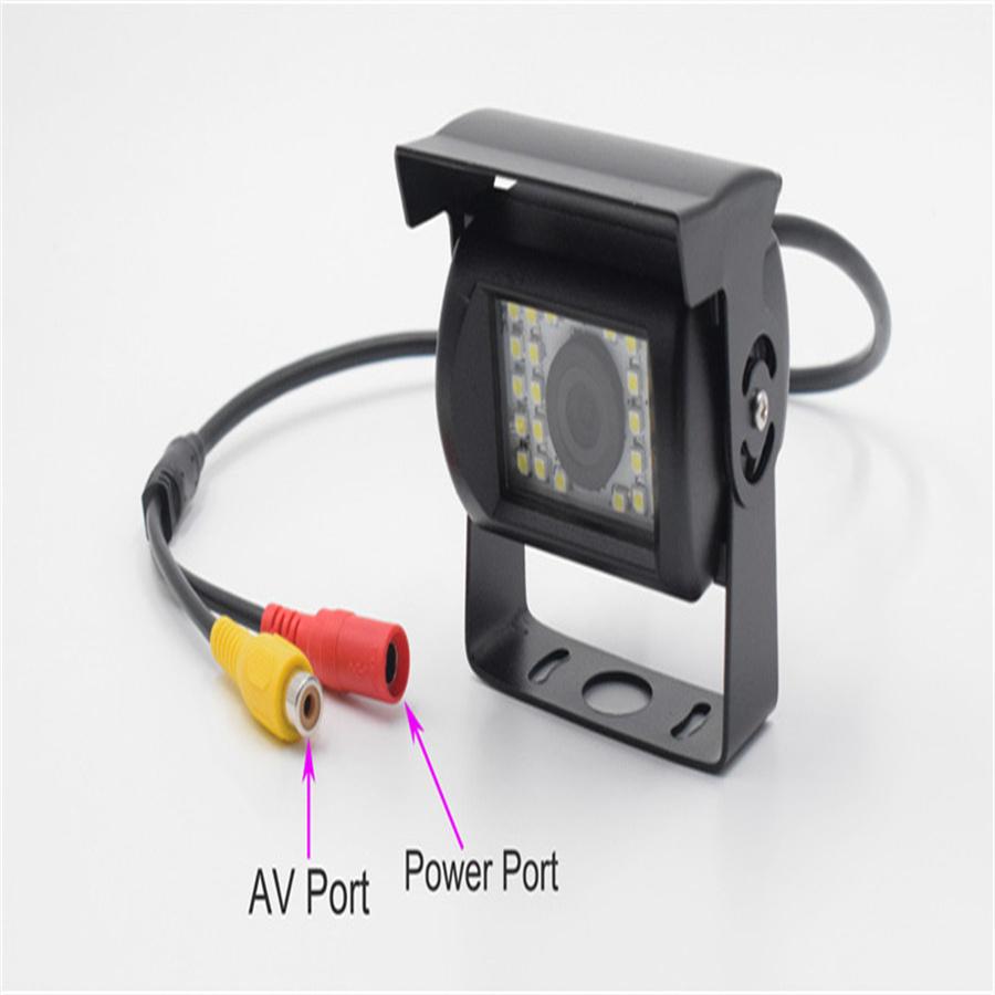 Universal Car Rear View Camera 170 Degree 480TVL Waterproof Anti-Shock 24 LED Ni