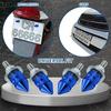 Spike License Plate Bolt Kit Aluminum Alloy Decorative Motorcycle License Plate Screw Frame Fasteners Fit Most Cars Truck Modified Vehicle