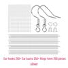 Gold-Plated S925 Silver Copper Ear Hooks for DIY Handmade Earrings