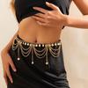 Belt Tassel Waistchain Gold Body Jewelry Tassels Metal Body Chain  Women