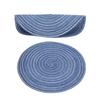 6Pcs Round Placemats Braid Heat Insulation Nonslip Stable Highly Durable Wide Application Place