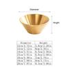 Double Wall Insulated Metal Soup Bowl Kitchen Serving Bowl V Shape Mixing Salad Bowl Dessert Cups Food Container