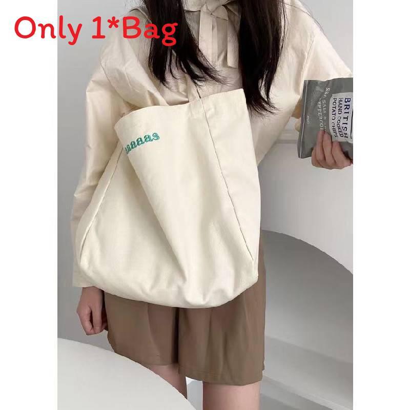 Casual Canvas Shoulder Bag For Travel And School With Zipper Closure For Students