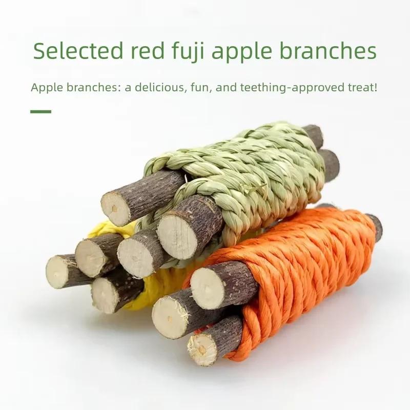 Pet Rabbit Guinea Pig Dragon Cat Fun Toy Hamster Rabbit Rabbit Tooth Grinding Set Pet Tooth Grinding Snacks XCWJ112
