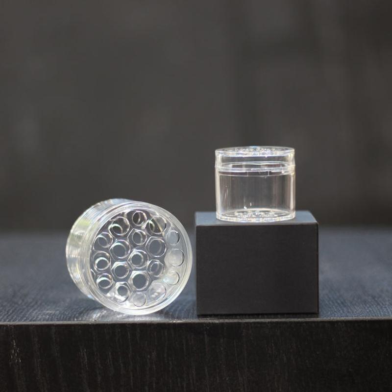 Spiral Ikebana Stengel Blomsterholder For Vase Hjem Praktisk fast bukett Blomsterarrangør Sirkulært hull Designtilbehør