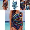 Stylish Women's Swimming Costume Padded Swimsuit Monokini Set For Fashion-forward Beach Days