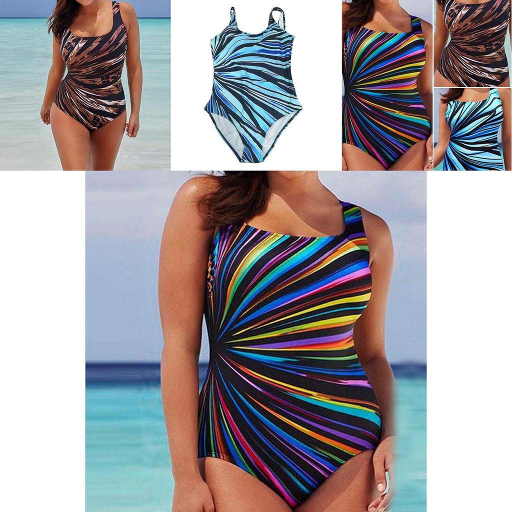Stylish Women's Swimming Costume Padded Swimsuit Monokini Set For Fashion-forward Beach Days