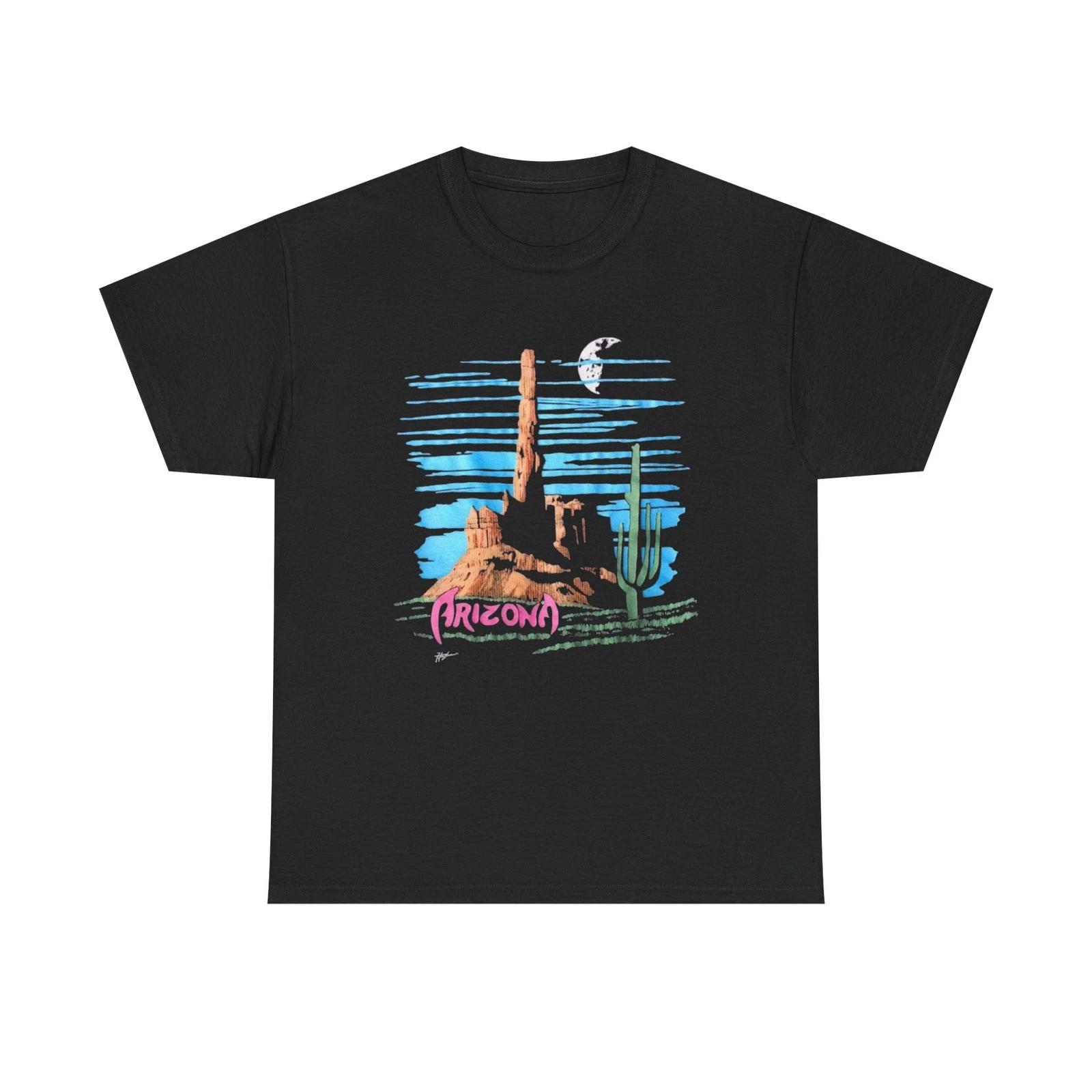 Arizona Desert Vintage Graphic T Shirt S-5XL NEW Unisex Heavy Cotton Tee 4XL