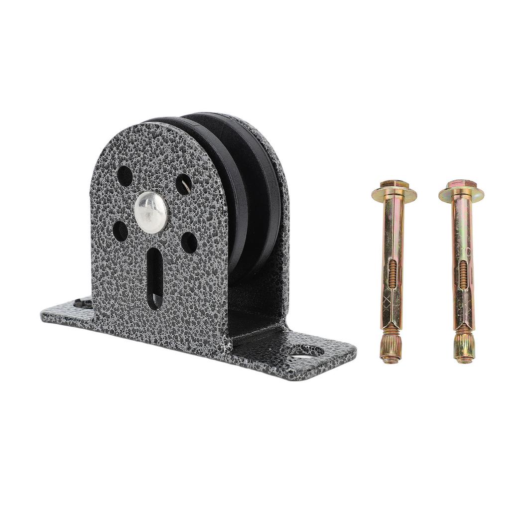 Wall Mount Pulley Wheel Iron Heavy Duty Traction Silent Fixed Pulley Wheel for DIY Fitness Gym