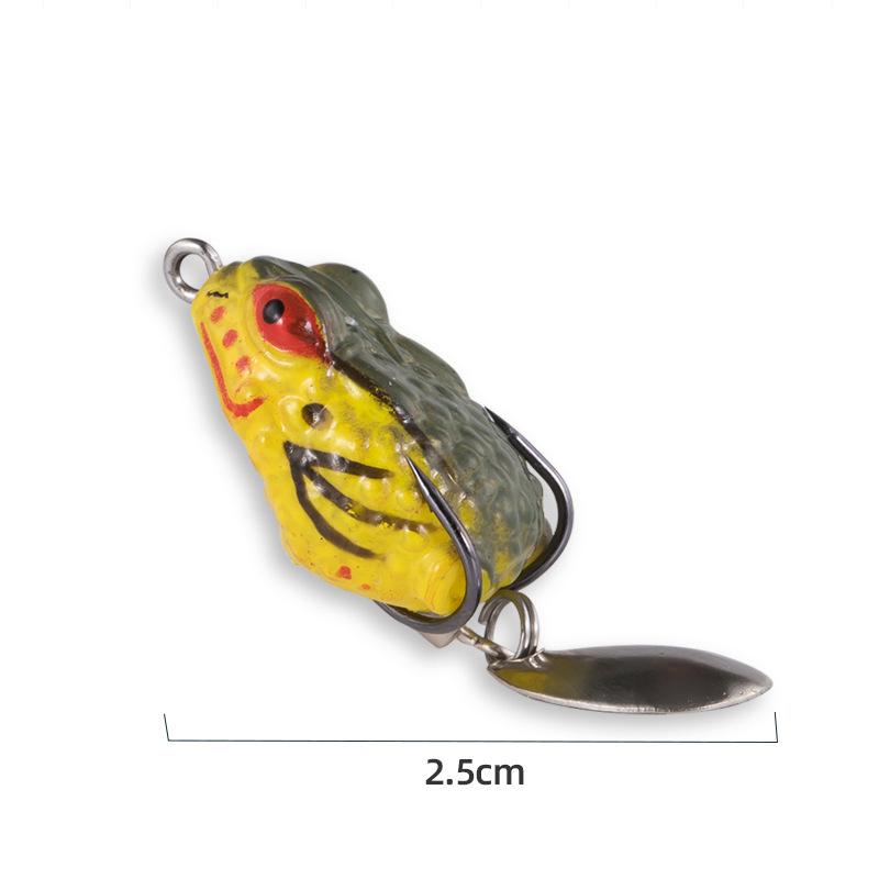 

2.5Cm 3G Road Runner Bait Thunder Frog Bionic Fake Bait Toad Frog Egg Frog Fight
