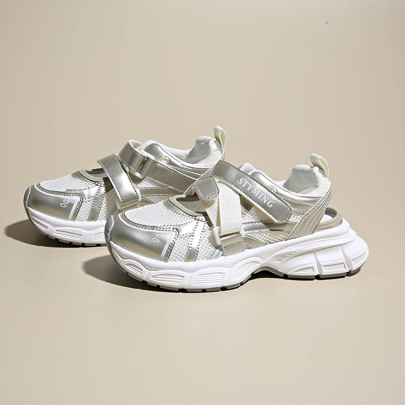 2026 New Style Platform Sneakers Versatile Women's Summer With Thick Sole And Breathable Hollow Out Design For Comfort shoes
