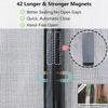 Upgraded Magnetic Screen Door for Tall Door to 38x98 with 42 Longer & Stronger Magnets,Retractable Screen Doors for Front Door,Heavy Duty Fiberglass